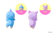 HIPPERS Monchhichi COLORS: Wink Series E6